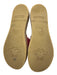 Gucci Shoe Size 39 Pink & Tan Canvas Espadrille Platform Rubber Outsole Sandals Pink & Tan / 39