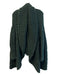 The Cue Size S Pine Green Acrylic Long Sleeve Knit Single Button Chunky Sweater Pine Green / S