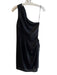 Alexander Wang Size 2 Black Triacetate Blend One Shoulder Texture Dress Black / 2