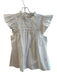 Sea New York Size XS White Cotton Blend High Ruffle Neck Ruffle Sleeveless Top White / XS