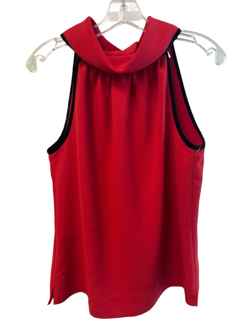 Sail To Sable Size Small Red Polyester Halter Sleeveless Back button Top Red / Small