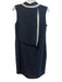 Alexander Wang Size 4 Black Acetate & Silk V Neck Sleeveless Button Down Dress Black / 4
