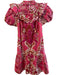 Love The Label Size XS Pink Multi Cotton Round Neck Floral Button Down Dress Pink Multi / XS