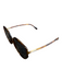 Dior tortoise Acetate Logo Gold Hardware Mirrored Lenses Sunglasses tortoise