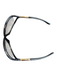 Tom Ford Grey Acetate Abstract Gradient Lens Side Cut Outs Sunglasses Grey