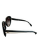 Chanel Black & Beige Acetate Logo Gradient Color Block Sunglasses Black & Beige