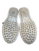 Fendi Shoe Size 38 White & Brown Leather Canvas Monogram Logo Lace Up Shoes White & Brown / 38