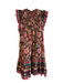 Love The Label Size Small Black, Pink & Multi No Fabric Tag Back Zip Dress Black, Pink & Multi / Small
