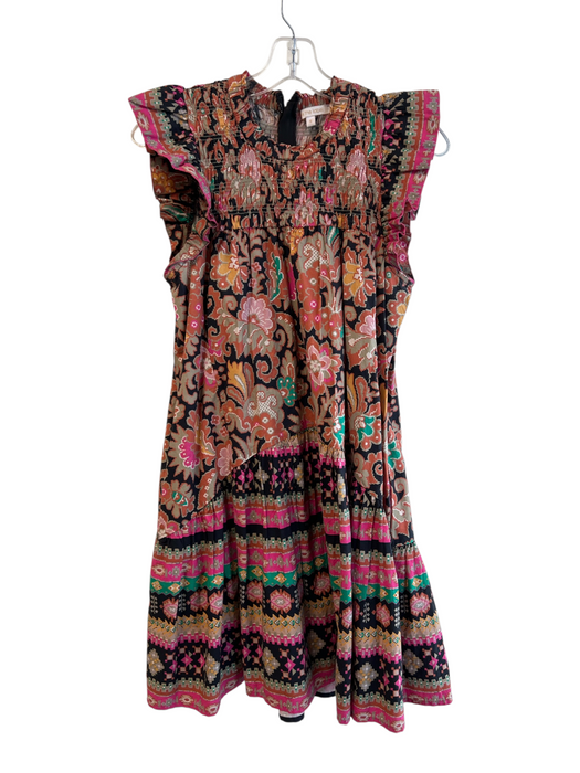 Love The Label Size Small Black, Pink & Multi No Fabric Tag Back Zip Dress Black, Pink & Multi / Small
