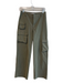 TNA Size 4 Army Fatigue Green Cotton Blend Zip Fly Cargo Pockets Pants Army Fatigue Green / 4