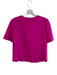 Amanda Uprichard Size Sm & Med Hot pink Rayon Blend Round Neck Short Sleeve Top Hot pink / Sm & Med