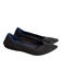 Rothy's Shoe Size 8 Black Fabric Pointed Toe Blue trim Flat Shoes Black / 8