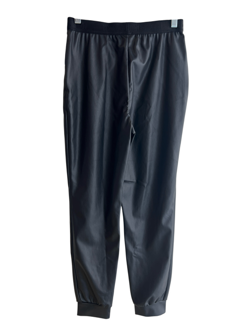 Wolford Size XS Black Polyurethane Stretch Waist Zip Pockets Jogger Leggings Black / XS