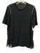 Machka Size S Black Silk Blend Sheer Paneling Embellished A Line Top Black / S