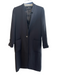 Zara Basic Size M Black No Fabric Tag Two Pocket Collar Button Closure Coat Black / M
