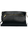 Tory Burch Black Pebble Leather Gold hardware Logo Crossbody Bag Black / M
