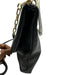 Tory Burch Black Pebble Leather Gold hardware Logo Crossbody Bag Black / M