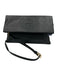 Tory Burch Black Pebble Leather Gold hardware Logo Crossbody Bag Black / M