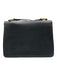 Longchamp Black Saffiano Leather Gold Tone Hardware Flap Closure Push Clasp Bag Black / S