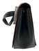 Longchamp Black Saffiano Leather Gold Tone Hardware Flap Closure Push Clasp Bag Black / S