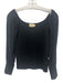 Nation Size S Black Pima Cotton Smocked Top Black / S