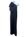Ramy Brook Size 4 Navy Blue Polyester Satin One Shoulder Shoulder Bows Dress Navy Blue / 4