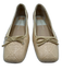 Dolce Vita Shoe Size 6 Tan Beige Raffia Woven Bow Square Toe Flats Tan Beige / 6