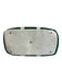 Runway Athletics Green & Cream Canvas Gold hardware Turn Lock Top Handle Bag Green & Cream / L