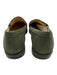 J. McLaughlin Shoe Size 8 Dark Green Leather Upper Nubuck Penny Slip On Loafers Dark Green / 8