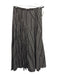 Gunex Size 4 Gray & White Cotton Blend Striped Maxi Side Zip Paneled Skirt Gray & White / 4