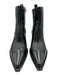 Dolce Vita Shoe Size 8 Black Leather Cowboy Ankle Side Zip Boots Black / 8