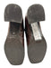 Jonak Shoe Size 38 Brown Leather Square Toe Side Zip Block Heel Boots Brown / 38