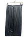 Ripley Rader Size 2 Black Side Zip Fitted Waist Midi slit Skirt Black / 2