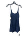 Ramy Brook Size S Slate Blue Polyester Spaghetti Strap Ruffle Shift Dress Slate Blue / S