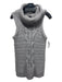 Intermix Size P Gray Wool Blend Turtleneck Cable Knit Sleeveless Dress Gray / P