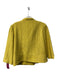 Milly Size 8 Saffron Wool Blend 3/4 Sleeve Gold Buttons Textured Cropped Jacket Saffron / 8