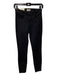 L'agence Size 25 Black Cotton Blend 5 Pocket zip fly mid -rise Skinny Jeans Black / 25