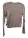 Vuori Size S Mauve Purple Pima Cotton Crop Scoop Neck Long Sleeve Top Mauve Purple / S