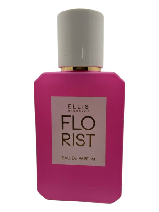 Ellis Brooklyn Pink & White Glass Gold Detail Rectangle Perfume Pink & White