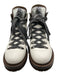 Brunello Cucinelli Shoe Size 36 cream, silver, brown Leather lace up Boots cream, silver, brown / 36