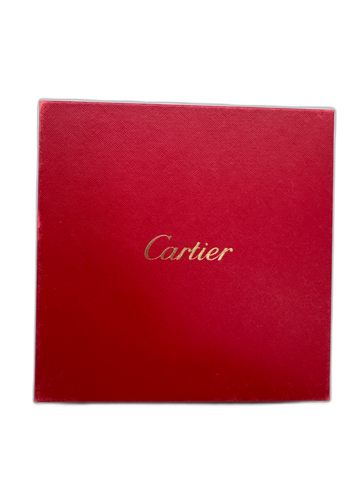 Cartier Black Lizard silver tone hardware c buckle Belts Black