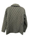 Barbour Size 10 Olive Green & Brown Polyester Corduroy Collar Quilted Jacket Olive Green & Brown / 10