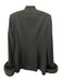 Solini Size 6 Black Polyester Bedazzled Ornate buttons High Collar Jacket Black / 6