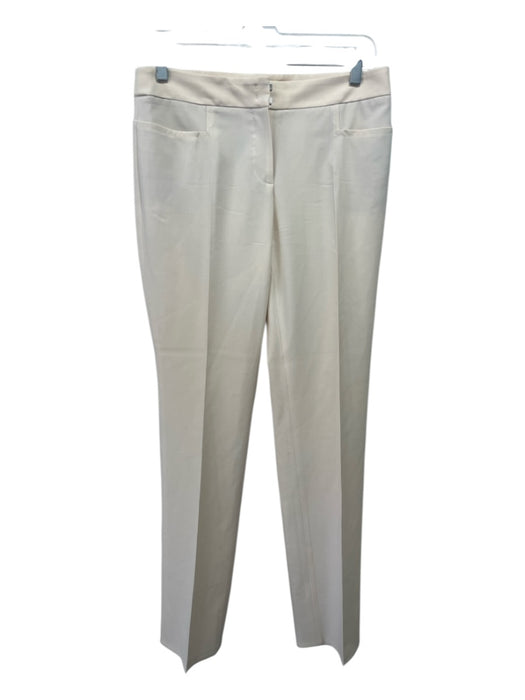 Akris Punto Size 6 Pastel Orange Wool Blend Low Rise pleat front Pants Pastel Orange / 6