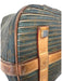 Louis Vuitton Green & Brown Leather Ribbed Brass Hardware Drawstring Satchel Bag Green & Brown / L