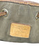 Louis Vuitton Green & Brown Leather Ribbed Brass Hardware Drawstring Satchel Bag Green & Brown / L