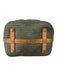 Louis Vuitton Green & Brown Leather Ribbed Brass Hardware Drawstring Satchel Bag Green & Brown / L