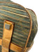 Louis Vuitton Green & Brown Leather Ribbed Brass Hardware Drawstring Satchel Bag Green & Brown / L