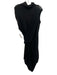 Louis Vuitton Size L Black Sleeveless Knit Mock Neck Knee length Dress Black / L
