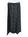Abbey Glass Size 6 Navy Blue & Beige Silk & Cotton Zip Fly Abstract Dots Pants Navy Blue & Beige / 6